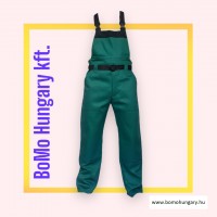 BoMo kantáros nadrág zöld