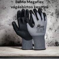 BoMo Megaflex vágásbiztos kesztyű F kategória