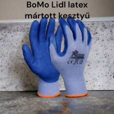 BoMo Lidl latex mártott kesztyű